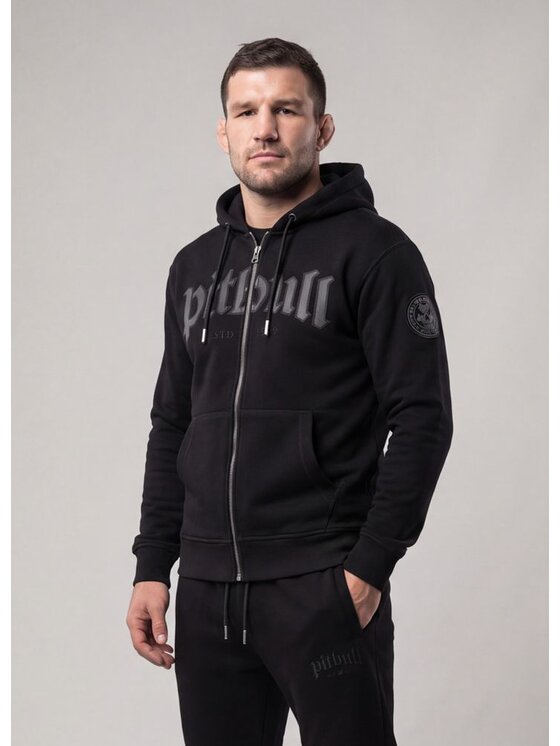 PITBULL PITBULL Bluza TAYLOR Czarny Regular Fit