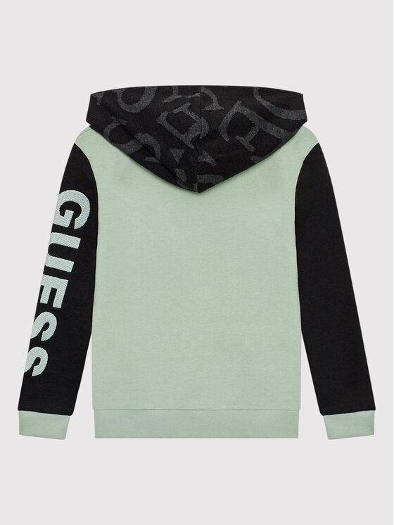 Felpa N2YQ04 KA6R0 Verde Regular Fit