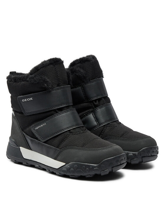 Geox Geox Sněhule J Trekkyup Boy B Abx J46MBF 0FU50 C9999 S Černá