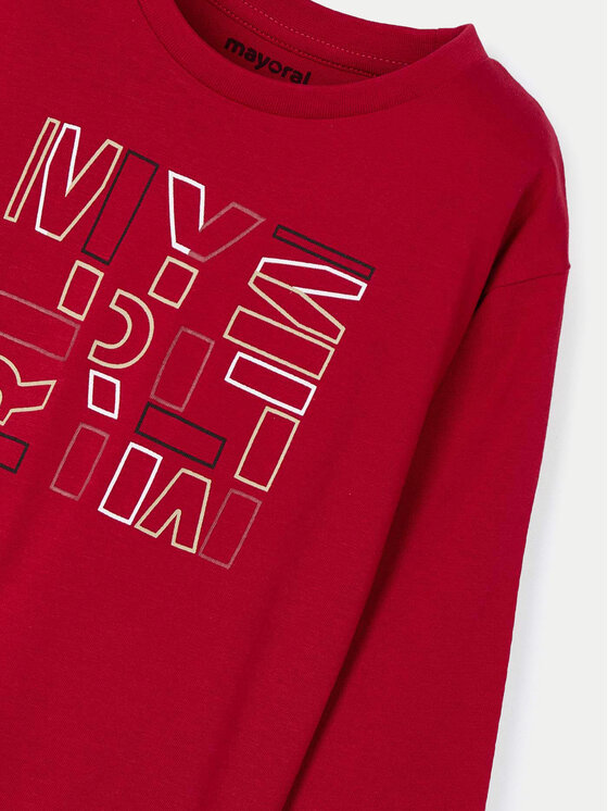Mayoral Mayoral Blusa 173 Rosso Regular Fit