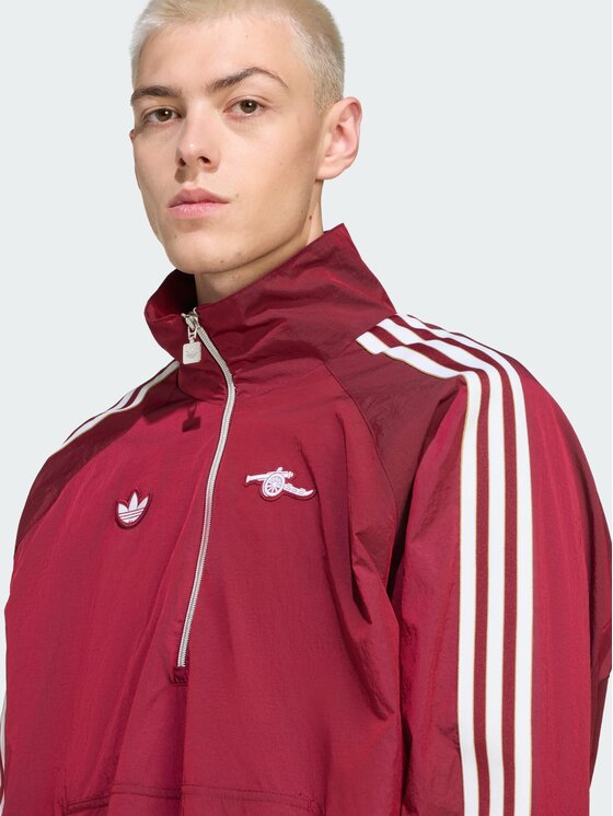 adidas adidas Kurtka anorak 157397 Czerwony Loose Fit