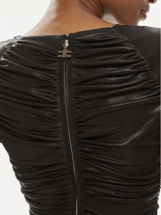 Elisabetta Franchi Elisabetta Franchi Abito da cocktail AB-528-42E2-6000 Nero Slim Fit