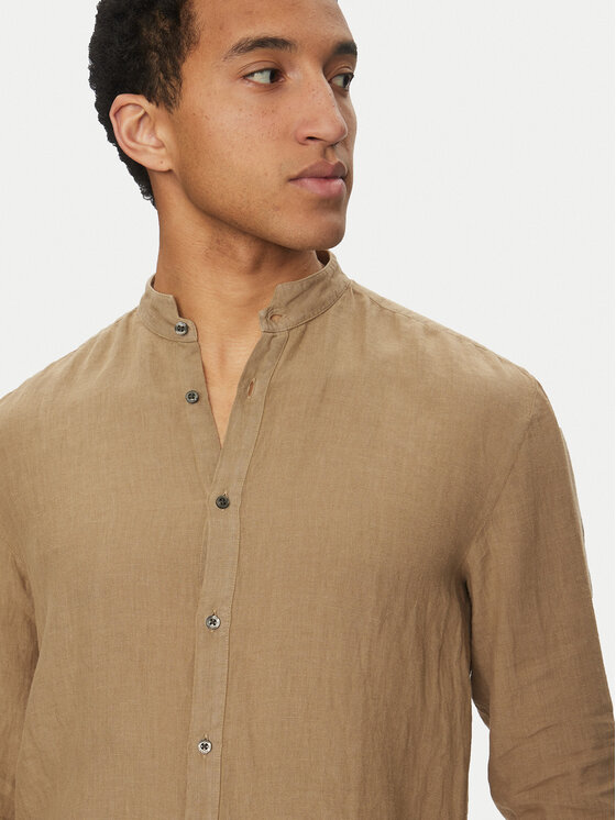 HUGO HUGO Cămașă Elvory 50490740 Bej Slim Fit