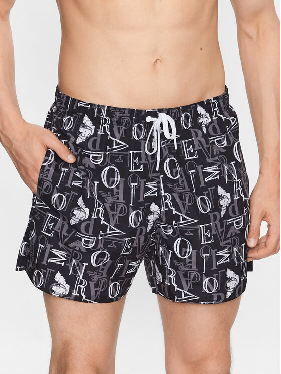 Badeshorts Emporio Armani Underwear, Größe 56 Schwarz 211740 3R445 00020