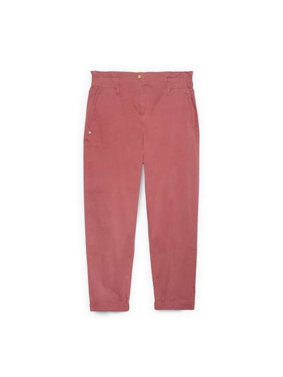 Fiorella Rubino Fiorella Rubino Spodnie materiałowe P706T005159N006 Różowy Regular Fit