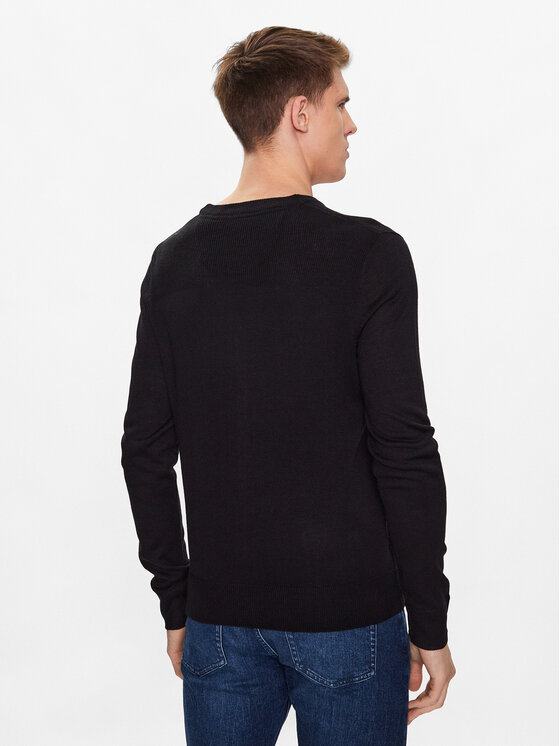 Cardigan MK-248FARABI Nero Regular Fit