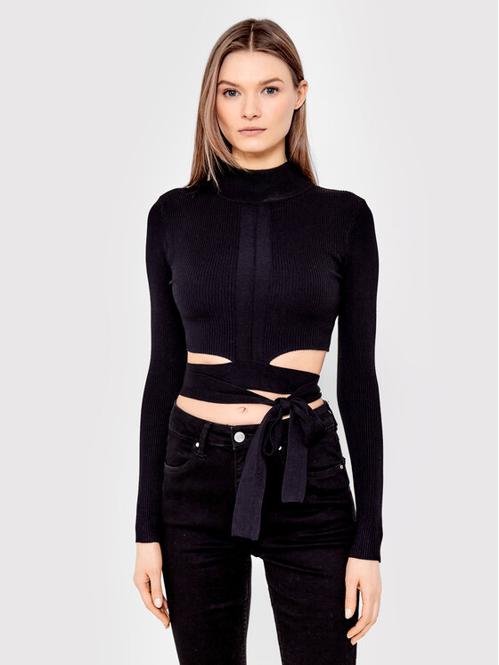 Maglione LK-36TARA Nero Slim Fit