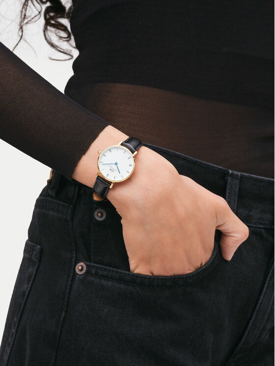 Daniel Wellington Daniel Wellington Hodinky Petite Roman Numerals Shieffield DW00100686 Černá