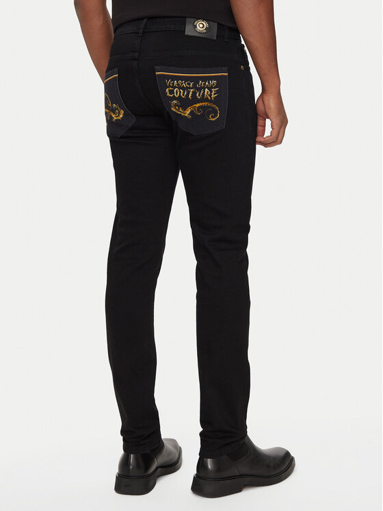 Versace Jeans Couture Versace Jeans Couture Blugi 77GAB5DM Negru Narrow Fit