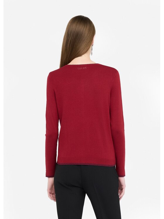 Liu Jo Liu Jo Cardigan MF5225MS49I91650 Rosso Regular Fit