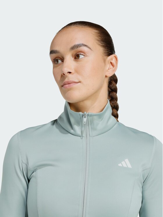 adidas adidas Bluza techniczna 155559 Zielony Slim Fit
