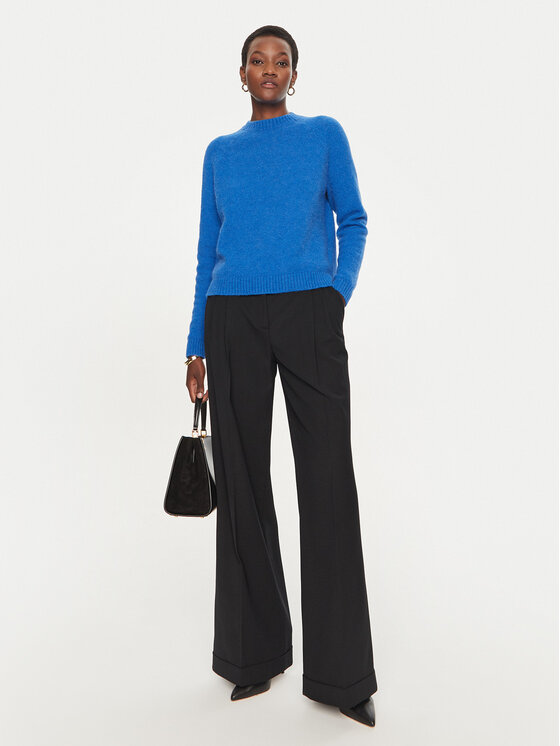 BOSS Boss Пуловер Febisan 50478315 Син Regular Fit