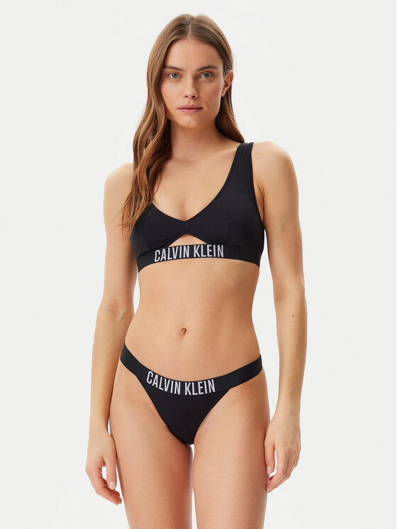 Calvin Klein Swimwear Calvin Klein Swimwear Bikini partea de jos KW0KW02857 Negru