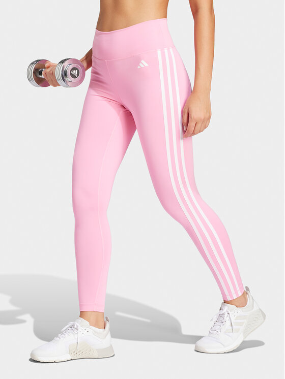 Leggings adidas grigio e rosa clearance