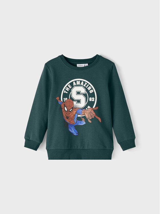 NAME IT NAME IT Hanorac SPIDER-MAN 13210737 Verde Regular Fit