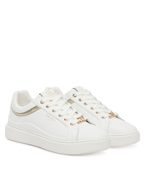 TWINSET TWINSET Sneakersy 252TCP020 Biały