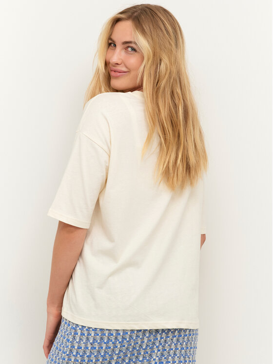 Kaffe Kaffe Футболка Meridith 10507271 Білий Oversize