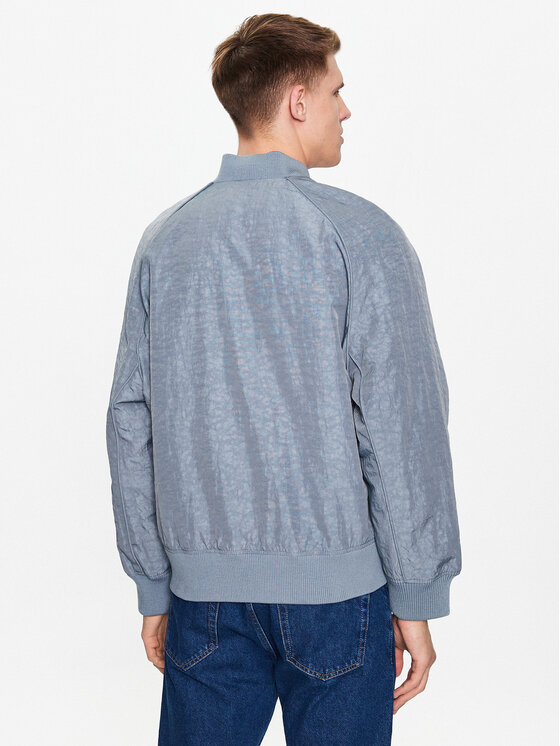 Calvin Klein Jeans Calvin Klein Jeans Μπόμπερ μπουφάν J30J322938 Γκρι Relaxed Fit