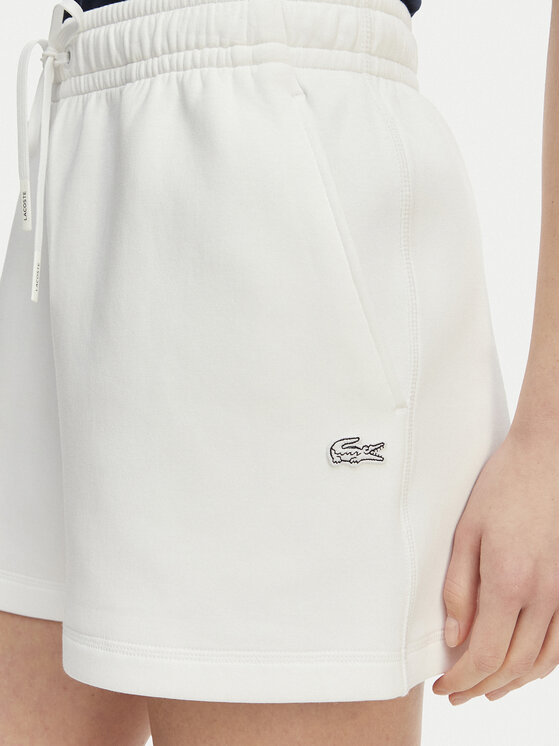 Lacoste Lacoste Pantaloncini sportivi GF9991 Bianco Regular Fit