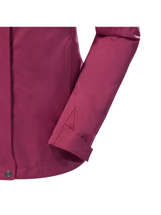 KILLTEC KILLTEC Kurtka przeciwdeszczowa 38383/424 Bordowy Regular Fit