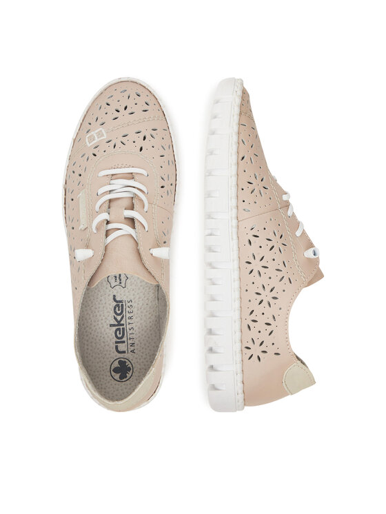 Rieker Rieker Halbschuhe M2354-31 Beige
