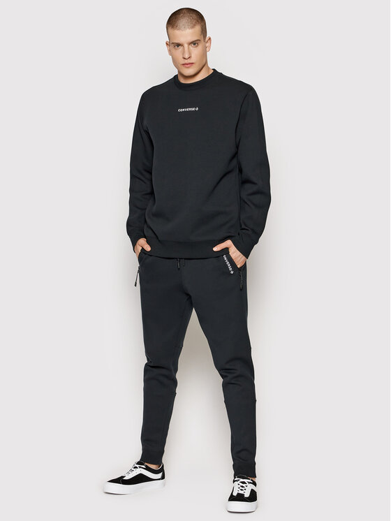 Felpa 10021528-A14 Nero Regular Fit