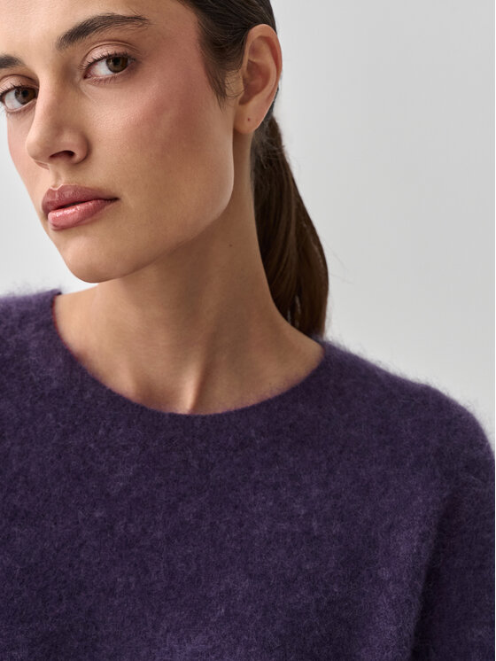 TATUUM TATUUM Sweter ALKORO Fioletowy Classic Fit