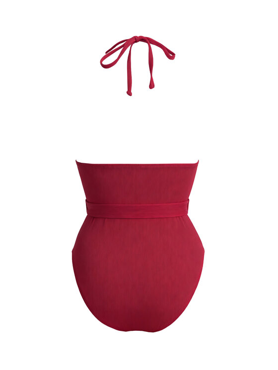 Miss Lou Miss Lou Costume da bagno J-ML034 Bordeaux