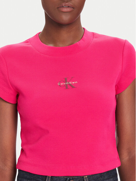 Calvin Klein Jeans Calvin Klein Jeans T-krekls LV047AB802 Rozā Regular Fit
