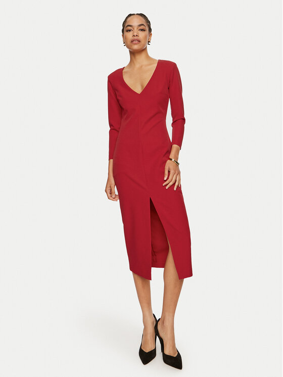 ACCESS FASHION Rochie cocktail 44-3329-468 Roșu Slim Fit