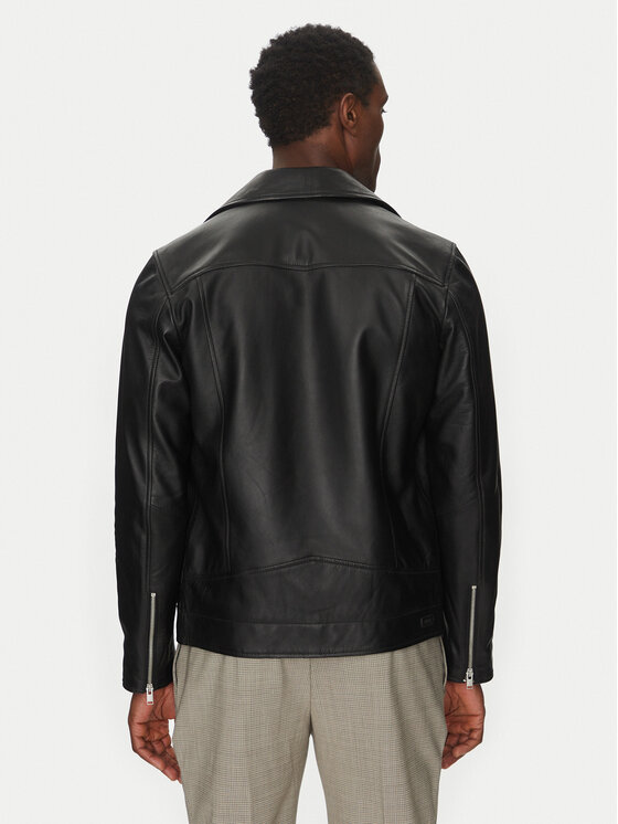 Liu Jo Liu Jo Lederjacke QA5246 P0385 Schwarz Regular Fit