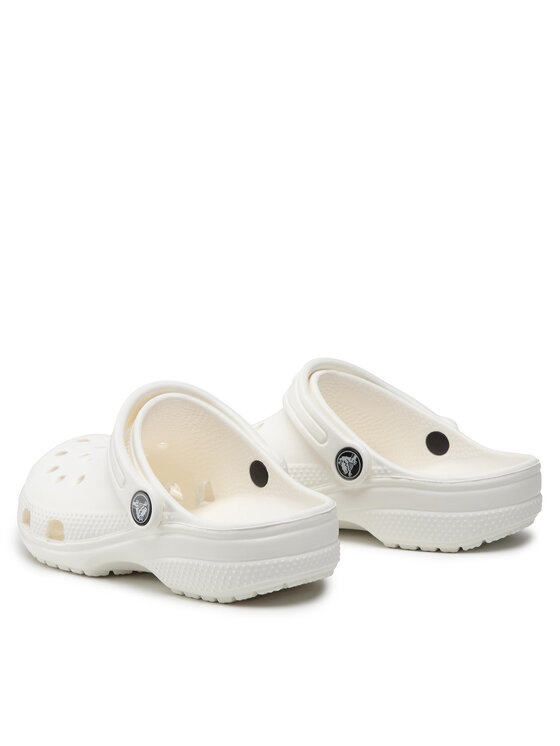 Crocs Crocs Șlapi Classic Clog K 206991 Alb