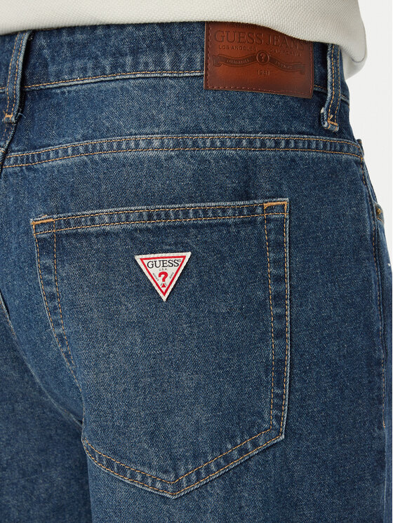 Guess Jeans Guess Jeans Jeansy M5YAB3 D6368 Granatowy Relaxed Fit