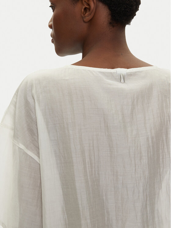 Bomboogie Bomboogie Blúz SW9008TLYA5 Fehér Relaxed Fit