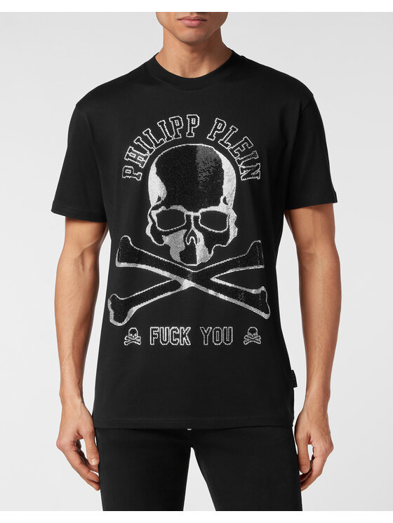 PHILIPP PLEIN PHILIPP PLEIN T-Shirt 14941 Czarny Regular Fit
