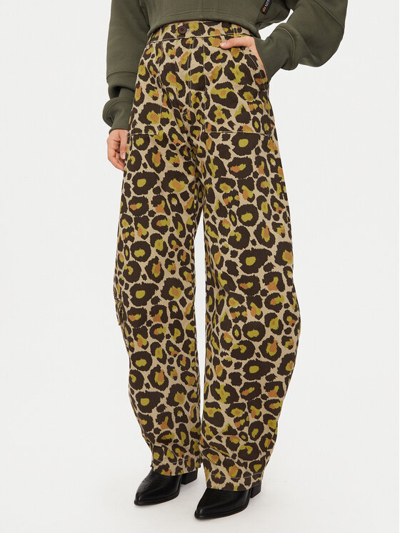 Alpha Industries Alpha Industries Карго панталони 148021C Кафяв Loose Fit