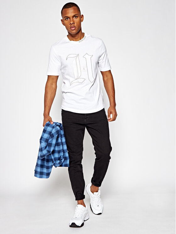 Tommy Hilfiger Tommy Hilfiger T-Shirt LEWIS HAMILTON MW0MW13721 Biały Loose Fit