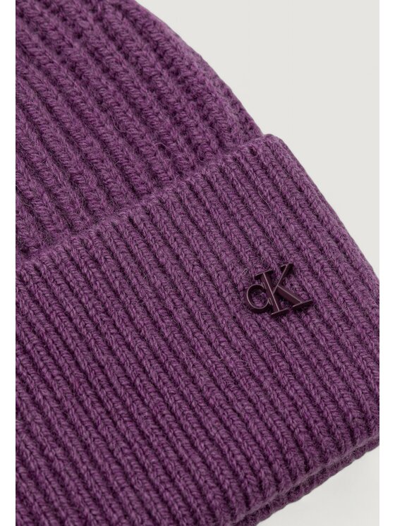 Calvin Klein Calvin Klein Berretto CK METAL WOOL BEANIE Viola