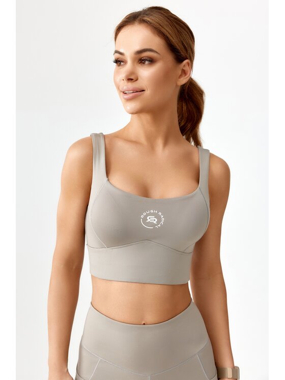 ROUGH RADICAL ROUGH RADICAL Biustonosz sportowy SPORTS BRA HAMPTONS Szary