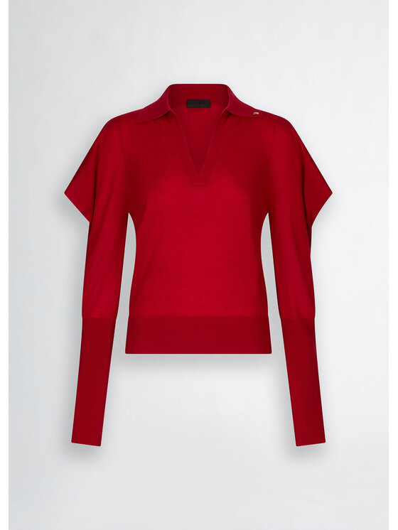 Liu Jo Liu Jo Sweter CA5102MA63OX0644 Czerwony Regular Fit