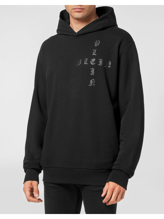 PHILIPP PLEIN PHILIPP PLEIN Mikina 143 Čierna Regular Fit