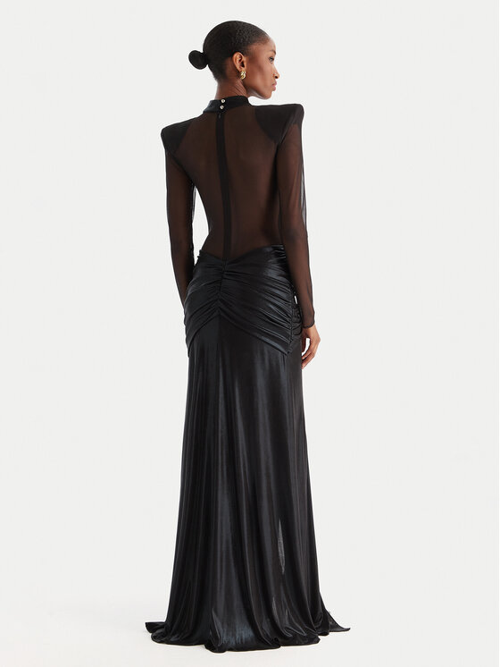 Babylon Babylon Официална рокля S00822 Черен Slim Fit
