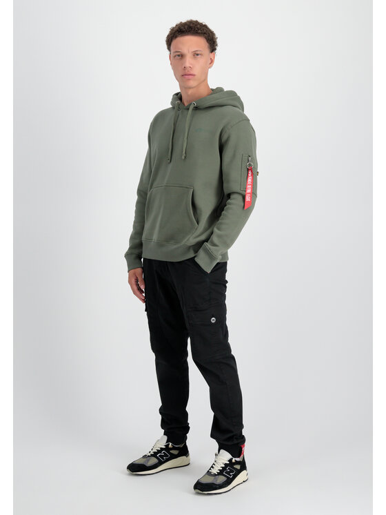 Alpha Industries Alpha Industries Bluza Air Force Hoodie Zielony Regular Fit