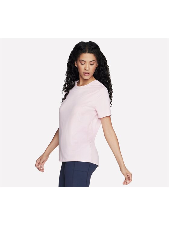 Skechers Skechers T-Shirt TS104-PKSL Różowy Regular Fit