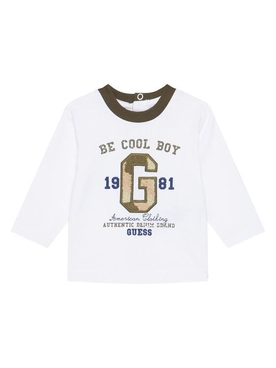 Guess Guess Комплект блуза и панталон I5YG06 K8HM4 Бял Regular Fit