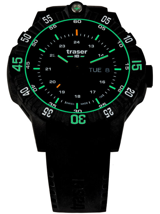 Traser Traser Zegarek TS-110723 Czarny
