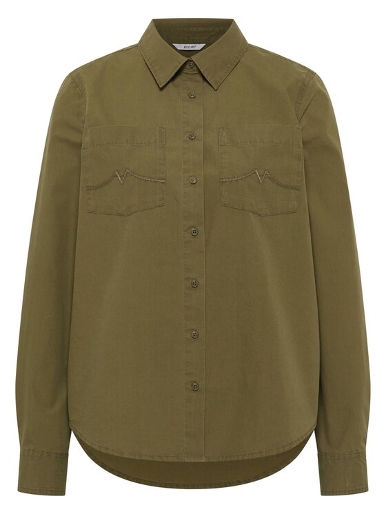 Mustang Mustang Camicia Style Killeen Verde Regular Fit