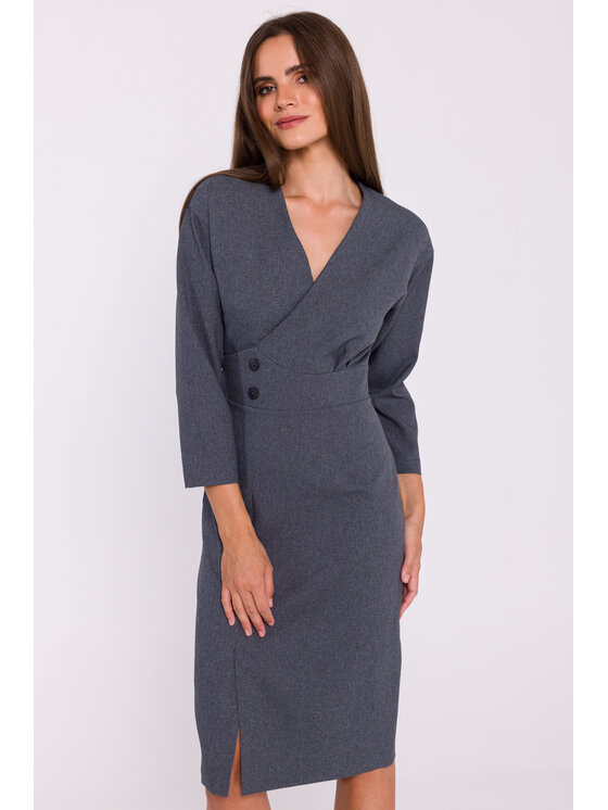 Stylove Stylove Sukienka wieczorowa S374 Szary Ladies Fit