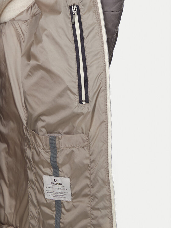 Milestone Milestone Lederjacke Cortino 431019 60515 Grau Regular Fit