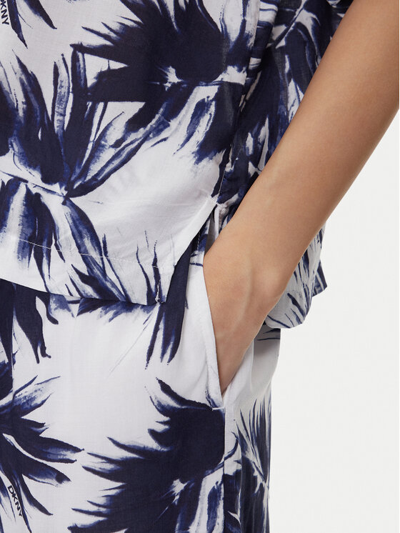 DKNY DKNY Pyjama YI90052 Dunkelblau Regular Fit